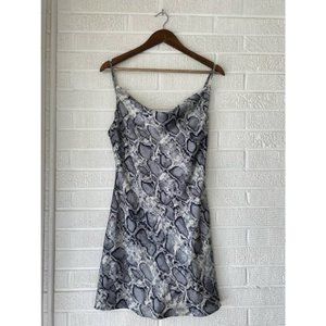 Cotton Candy LA snake slip dress NWT